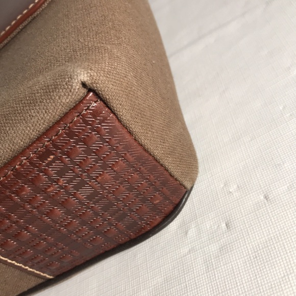 BOCONI NASHVILLE BRYANT LTE SLIM DOUBLE BUCKLE CANVAS & LEATHER MESSENGER - Picture 11 of 15